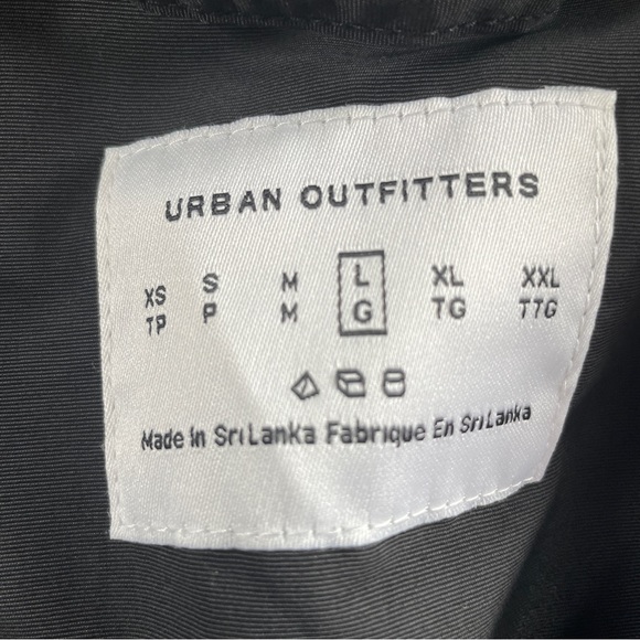 Urban Outfitters black utility jacket Lg - Picture 2 of 4